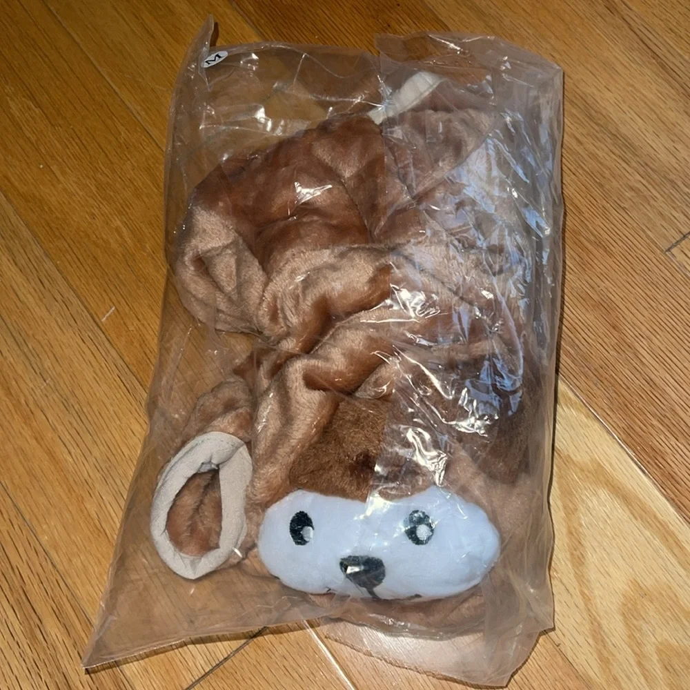 Dog Four-Legged Brown Bear Transformation Suit, Autumn And Winter